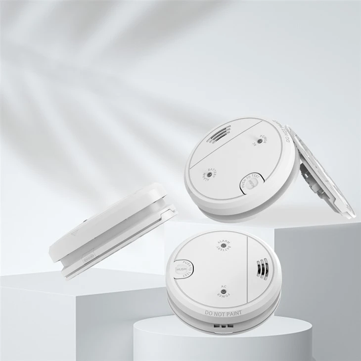 AC, With 9V DC Battery Backup Smoke Detector